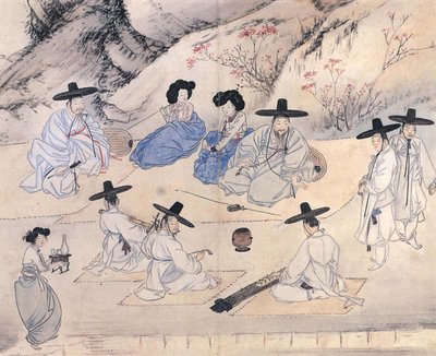 春の野原での楽しい一日 作： Shin Yun bok